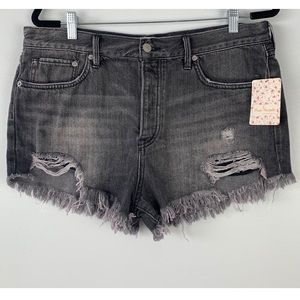 WE THE FREE • Loving Good Vibrations Denim Shorts